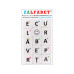ZALFABET - Set de 6 jocuri cu zaruri si litere, educative si distractive pentru dezvoltarea vocabularului